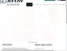 Tablet Screenshot of esteem-academy.com